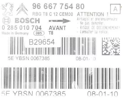 C722JE - MODUL/ BOSCH 0285010830/ 9675181780/ 0285010704/