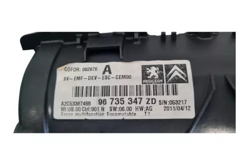 DISPLAY/ NAVI/ KLAPPBILDSCHIRM/ SIEMENS VDO 96735347ZD 96650242ZD