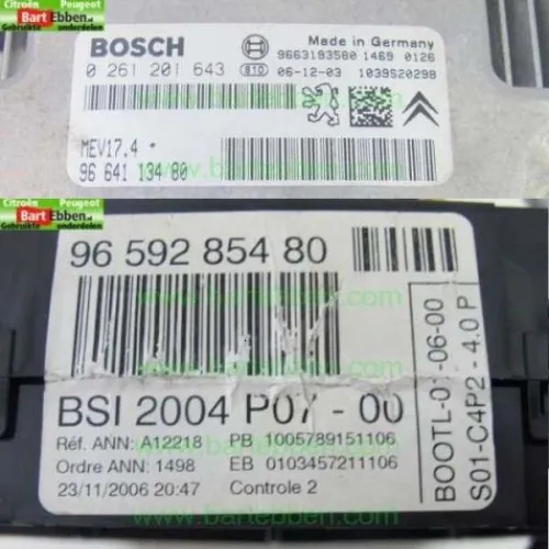 B HPI 1.6 16V EP6 5FW/ AUTOMAAT/ BOSCH 0261S04009